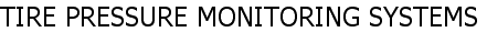 Aftermarket Tire Pressure Monitoring Systems